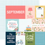 Echo Park Day In The Life No. 2 September Patterned Paper