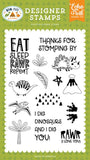 Echo Park Dino-Mite Eat Sleep Rawr Designer Stamp Set