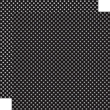 Echo Park Dots & Stripes Black Patterned Paper