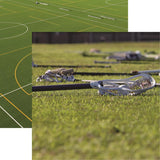 Reminisce Game Day Lacrosse Pre-Game Patterned Paper