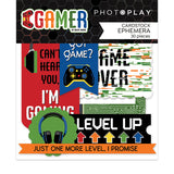 Photoplay Paper Gamer Ephemera Embellishments