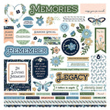 Photoplay Paper In Loving Memory Element Sticker Sheet