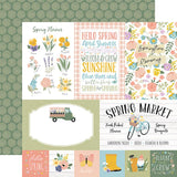 Echo Park It's Spring Time 4x6 Journaling Cards Patterned Paper