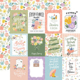 Echo Park It's Spring Time 3x4 Journaling Cards Patterned Paper