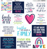 Reminisce Love Makes A Family 12x12 Custom Sheet