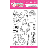 Photoplay Paper Tulla & Norbert Love Story 4"x6" Stamp Set