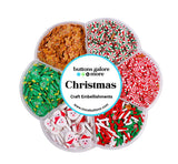 Buttons Galore Sprinkletz - Christmas Assorted Flower Box