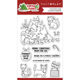 Photoplay Paper Santa Paws 4"x6" Cat Photopolymer Stamp Set