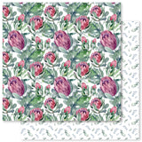 Paper Rose Protea Garden Patterns Paper C Patterned Paper