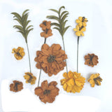 49 and Market Rustic Bouquet - Marigold