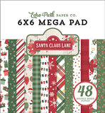 Echo Park Santa Claus Lane Cardmakers 6X6 Mega Paper Pad