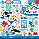 Echo Park Sea Life Element Sticker Sheet