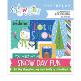 Photoplay Paper Snow Day Ephemera Embellishments