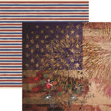 Reminisce Stars and Stripes Stars and Stripes Patterned Paper