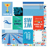 Photoplay Paper MVP Swimming Backstroke Patterned Paper