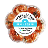 Buttons Galore Treasure Box - Peach Bellini