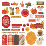 Photoplay Paper Thankful Card Kit Element Stickers
