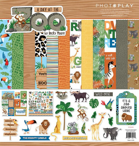 Photoplay Paper A Day At The Zoo Collection Pack