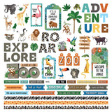 Photoplay Paper A Day At The Zoo Element Sticker Sheet