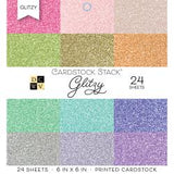 DCWV Single-Sided Cardstock Stack 6" X 6"- Glitzy