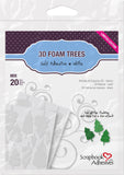 Scrapbook Adhesives 3D Foam Trees - White Mix