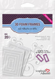 Scrapbook Adhesives 3D Foam Frames - White Mix