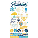 Simple Stories Happy Hanukkah 6x12 Cardstock Stickers