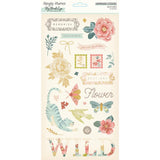 Simple Stories Wildflower 6x12 Chipboard Embellishments