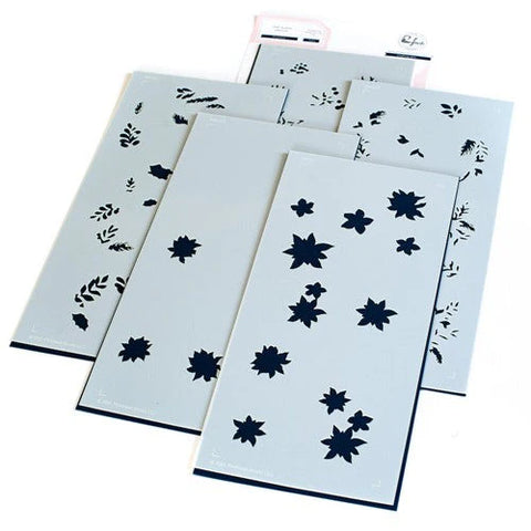 Pinkfresh Studio Pointsettia Stencil