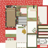 Simple Stories The Holiday Life  Journal Elements Patterned Paper