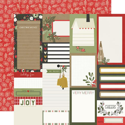 Simple Stories The Holiday Life Journal Elements Patterned Paper