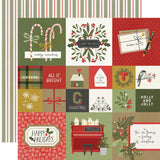Simple Stories The Holiday Life  2x2 / 4x4 Elements Patterned Paper