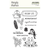 Simple Stories The Holiday Life Clear Photopolymer Stamp Set