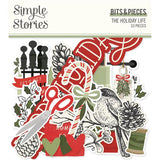 Simple Stories The Holiday Life  Bits & Pieces Embellishments