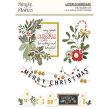 Simple Stories The Holiday Life Layered Chipboard Embellishments