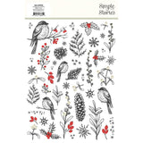 Simple Stories The Holiday Life Rub On Embellishments