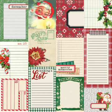 Simple Stories Simple Vintage Dear Santa Journal Elements Patterned Paper