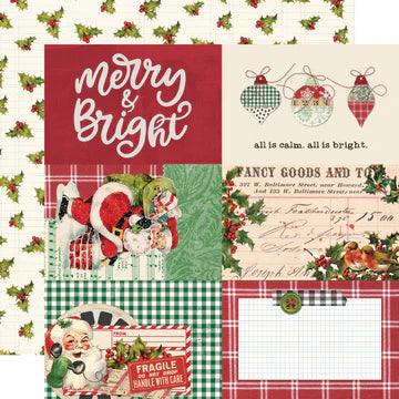 Simple Stories Simple Vintage Dear Santa 4x6 Elements Patterned Paper