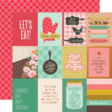 Simple Stories What's Cooking 3x4 Elements Patterned Paper