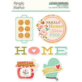 Simple Stories What's Cooking Layered Chipboard Embellishments