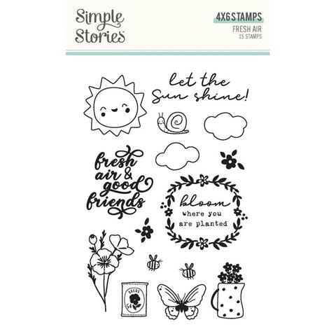 Simple Stories Fresh Air Photopolymer Stamp Set