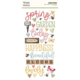 Simple Stories Simple Vintage Spring Garden Foam Sticker Embellishments