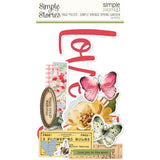 Simple Stories Simple Vintage Spring Garden Simple Pages Page Piece Embellishments