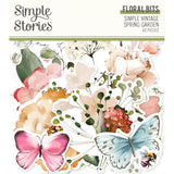 Simple Stories Simple Vintage Spring Garden Floral Bits & Pieces Embellishments