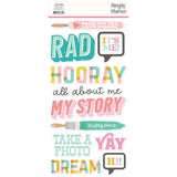 Simple Stories True Colors Foam Sticker Embellishments