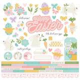 Simple Stories Hoppy Easter Cardstock Sticker Sheet