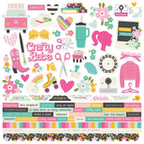 Simple Stories Crafty Babe Cardstock Stickers Sheet 12 x 12
