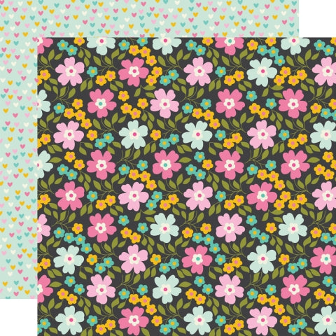 Simple Stories Crafty Babe Live. Love. Scrap. 12x12 Patterned Paper