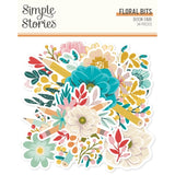 Simple Stories Book Fair Floral Bits Embellishments