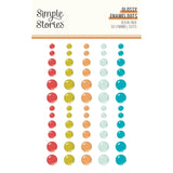 Simple Stories Book Fair Glossy Enamel Dots